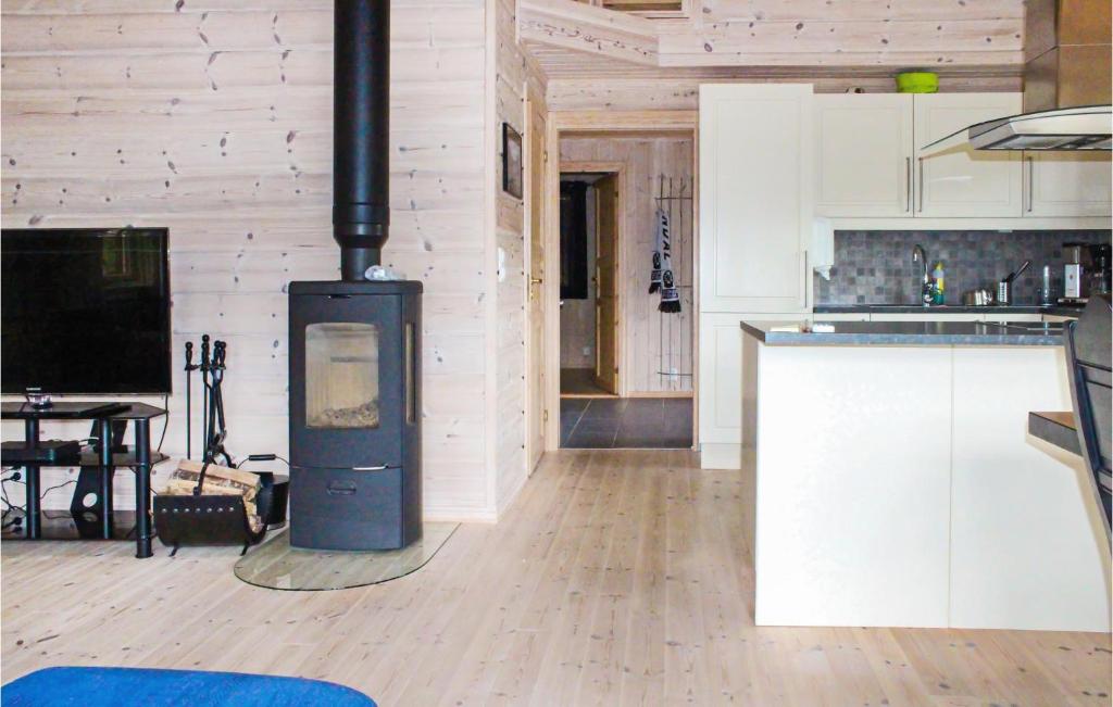 Kuchyň nebo kuchyňský kout v ubytování 4 Bedroom Nice Home In Sogndal