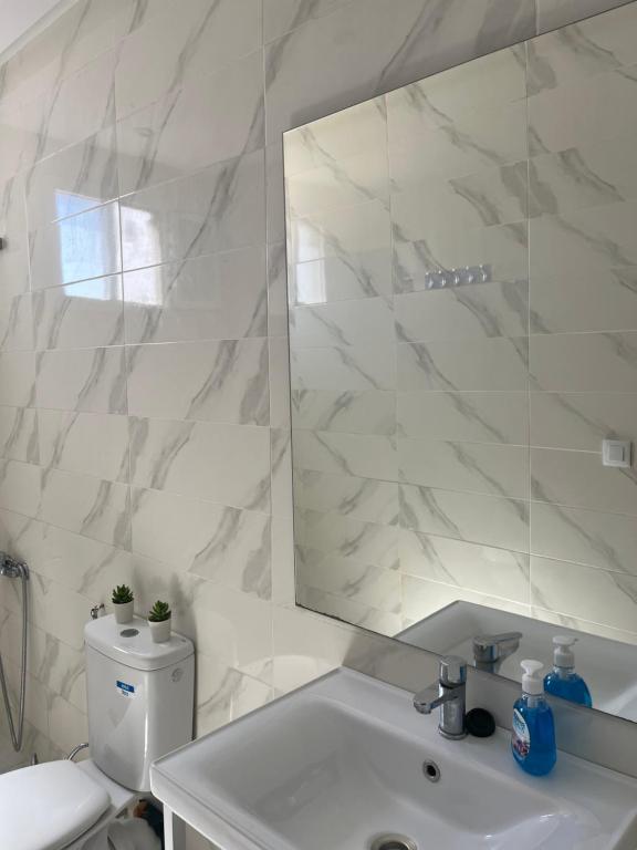 Koupelna v ubytování Appartement MIRAMAR