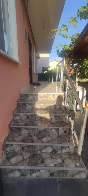 Balkón nebo terasa v ubytování Levent Home