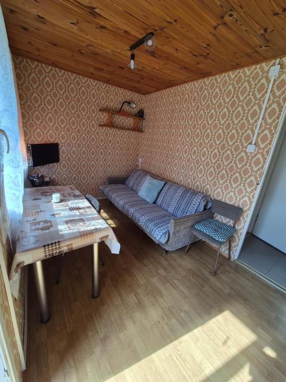 TV a/nebo společenská místnost v ubytování Domki letniskowe OWRAC