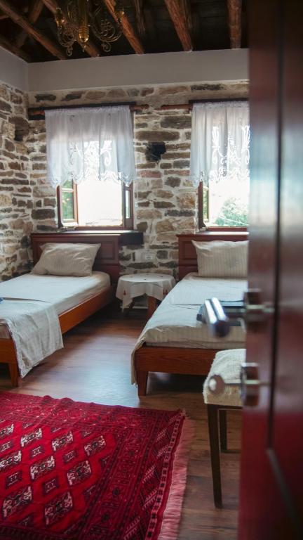 Postel nebo postele na pokoji v ubytování Pampeas Family House