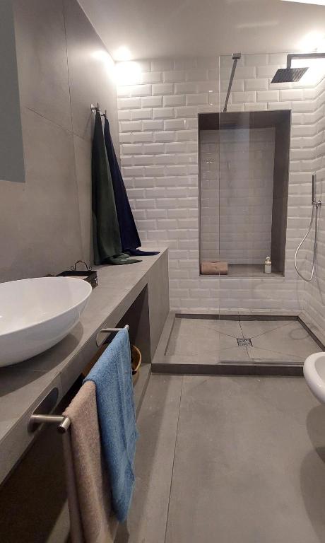Koupelna v ubytování Casa Pupetta