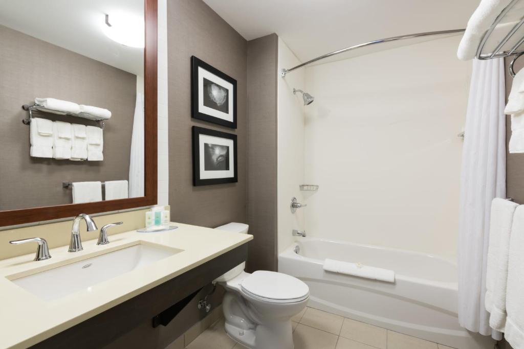 Koupelna v ubytování Comfort Inn & Suites