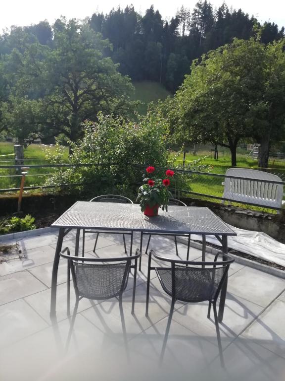 Zahrada ubytování Emmental Ferien