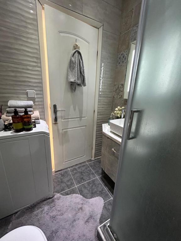 Kuchyň nebo kuchyňský kout v ubytování Luxus Wohnung for 2