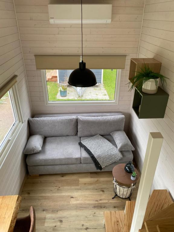Posezení v ubytování Tiny House Eberswalde Nähe Zentrum