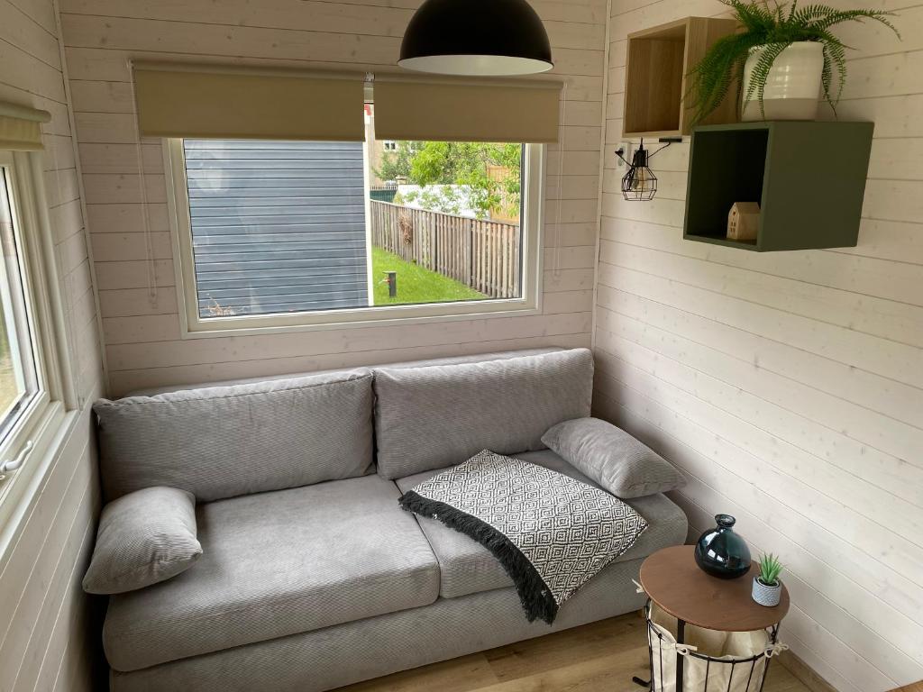 Posezení v ubytování Tiny House Eberswalde Nähe Zentrum