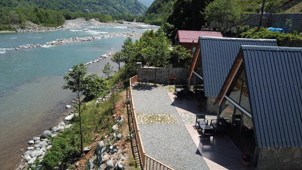 Naturlandskabet i nærheden af landstedet