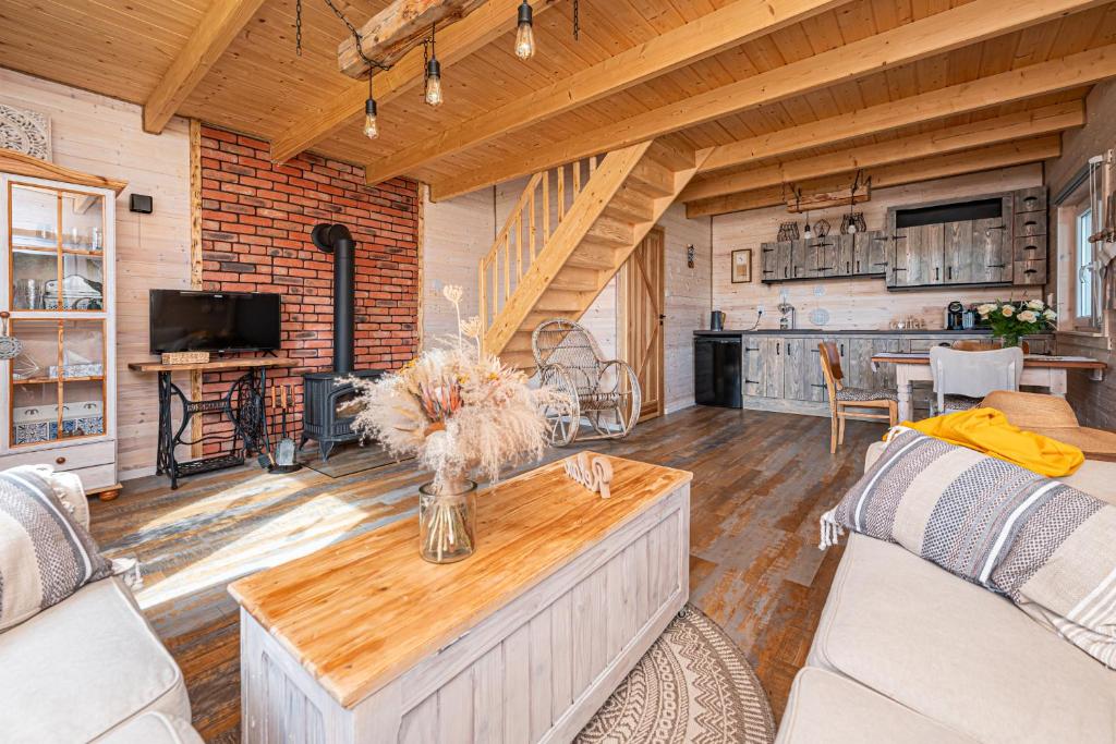 Pod Żurawiem Urokliwy domek na Kaszubach, Michalin (updated prices 2026)