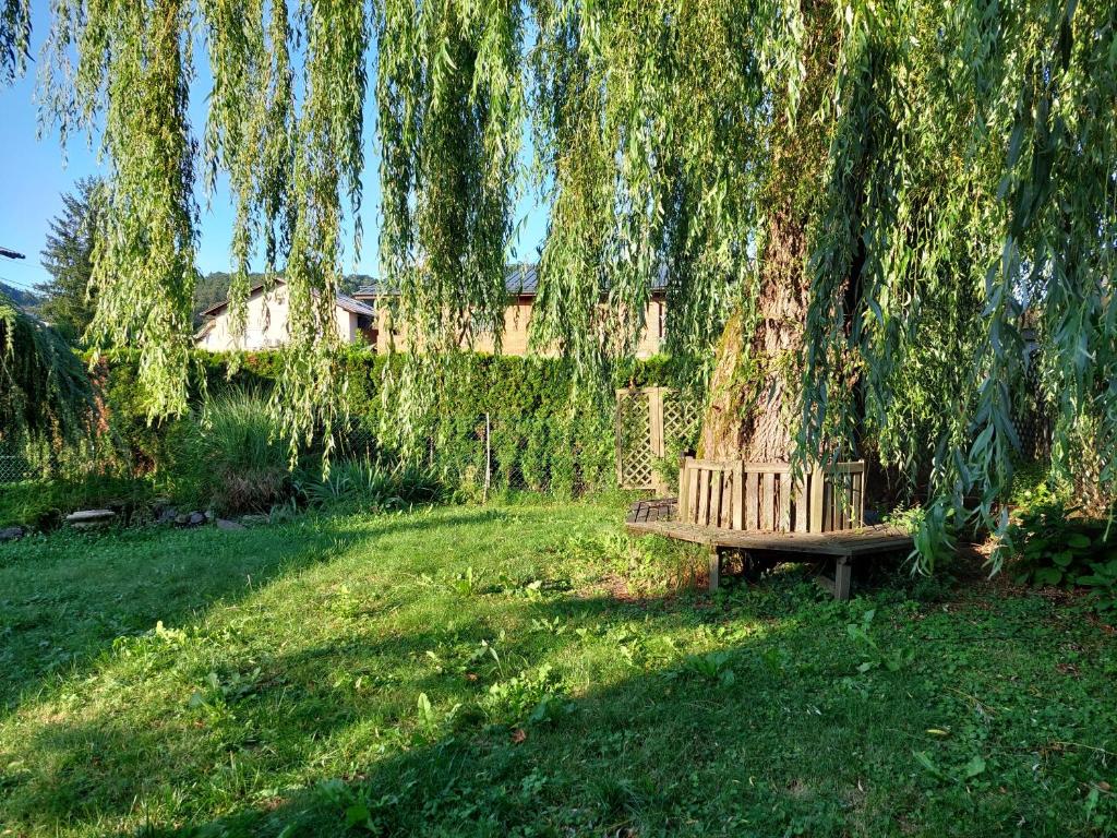 Zahrada ubytování ROSE house - greenline accomodations