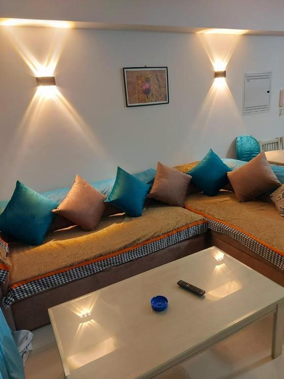 Posezení v ubytování Studio For Rent In Marassi