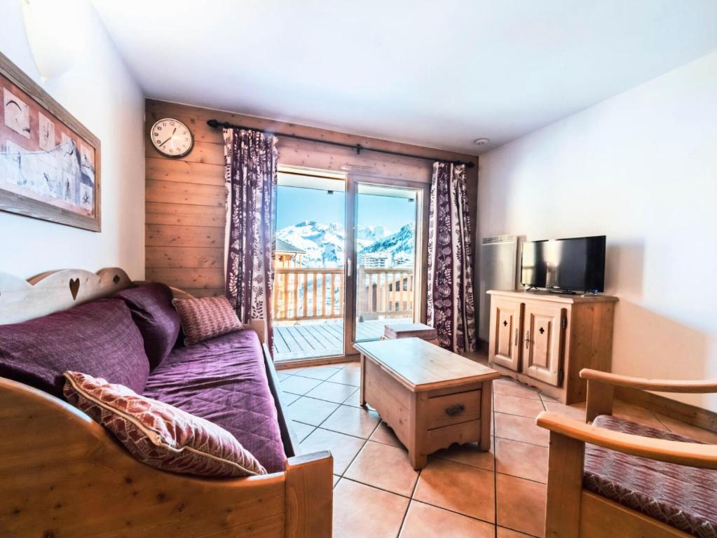 Televízia a/alebo spoločenská miestnosť v ubytovaní Résidence Telemark - Appartement de charme·Proche des pises·Balcon·WIFI MAE-2524