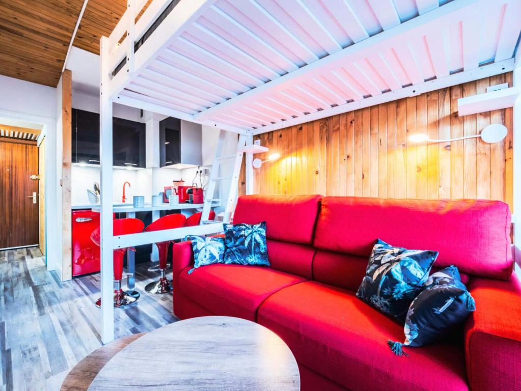Posedenie v ubytovaní Résidence Bec Rouge - Studio lumineux·Skis aux pieds·Balcon MAE-6794