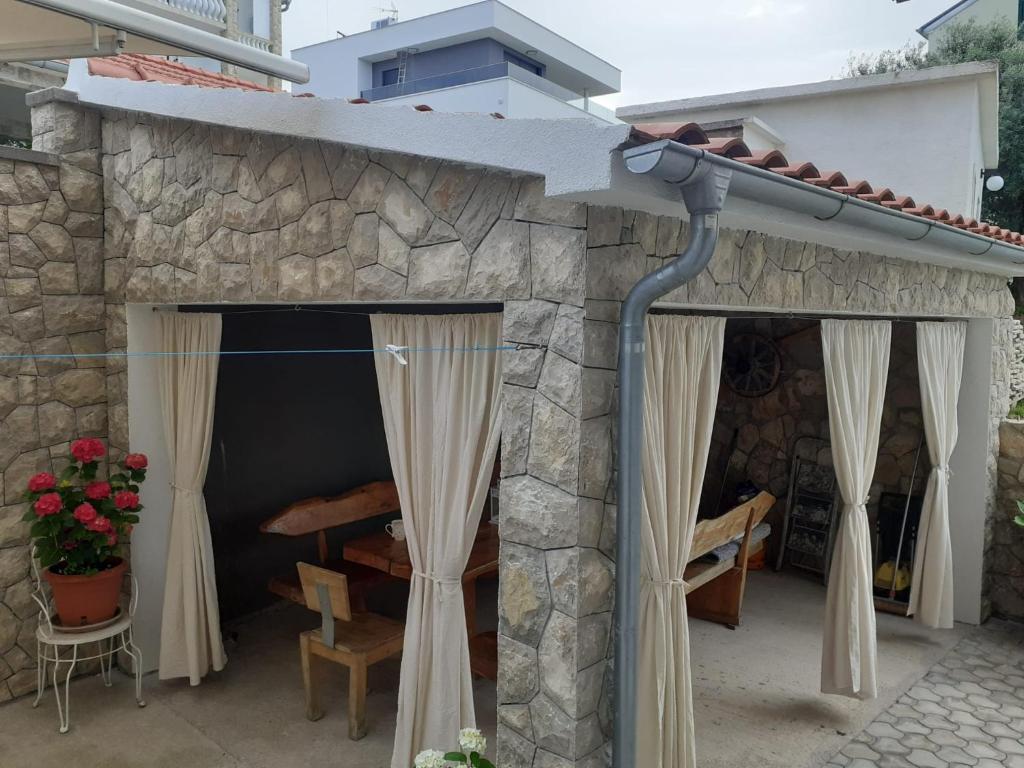 Patio nebo venkovní prostory v ubytování Apartments Gverić
