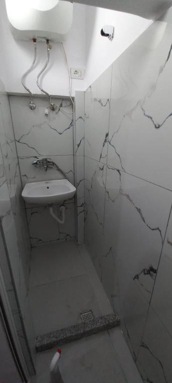 Koupelna v ubytování Illyrian room