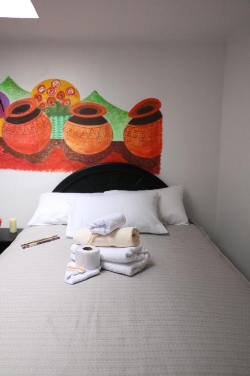 Postel nebo postele na pokoji v ubytování Millas House Cusco