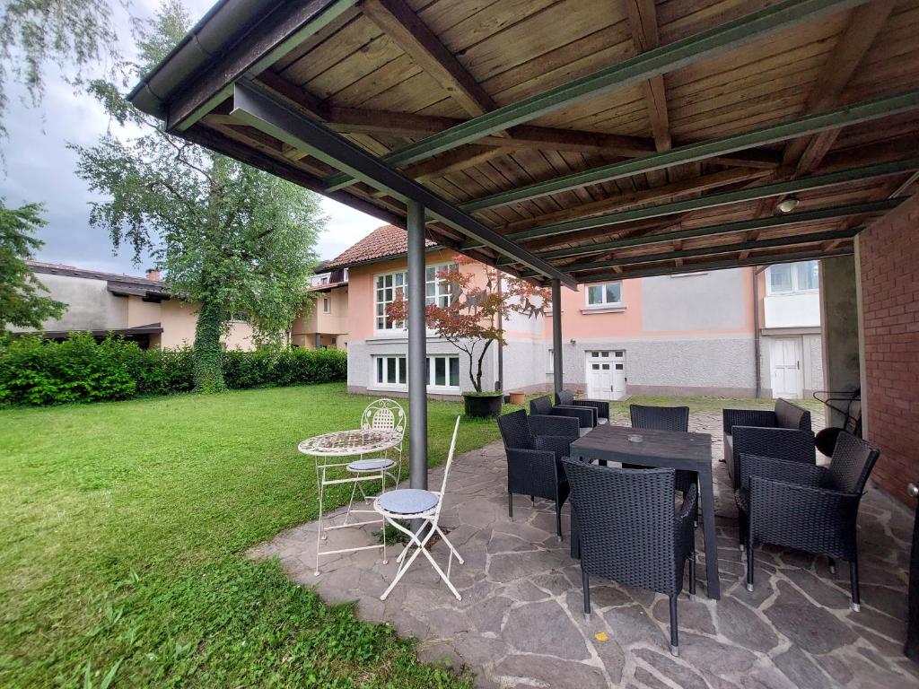 Zahrada ubytování ROSE house - greenline accomodations