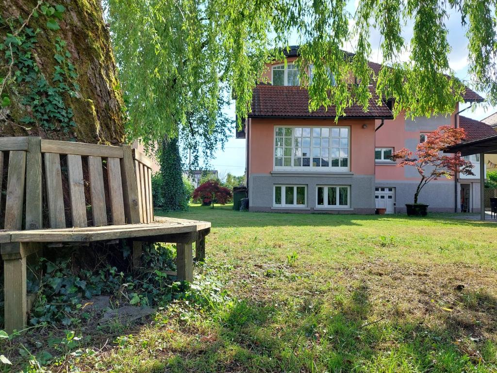 Zahrada ubytování ROSE house - greenline accomodations
