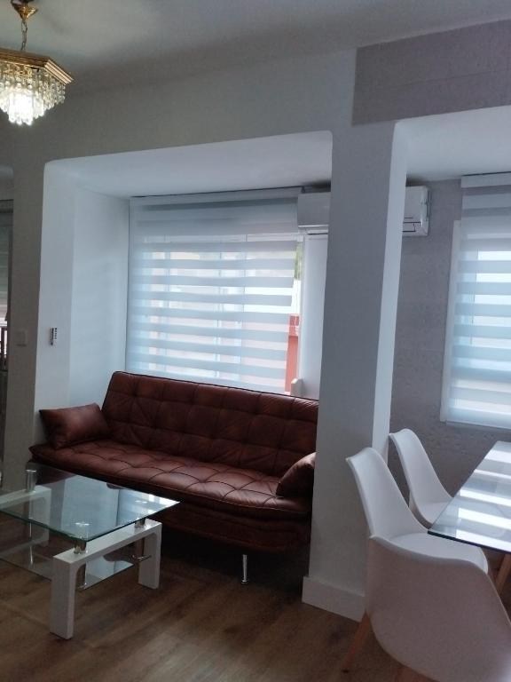 Χώρος καθιστικού στο Apartamento Claudia