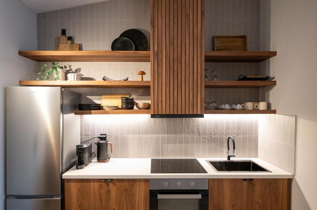 Kuchyň nebo kuchyňský kout v ubytování Dwell House 5