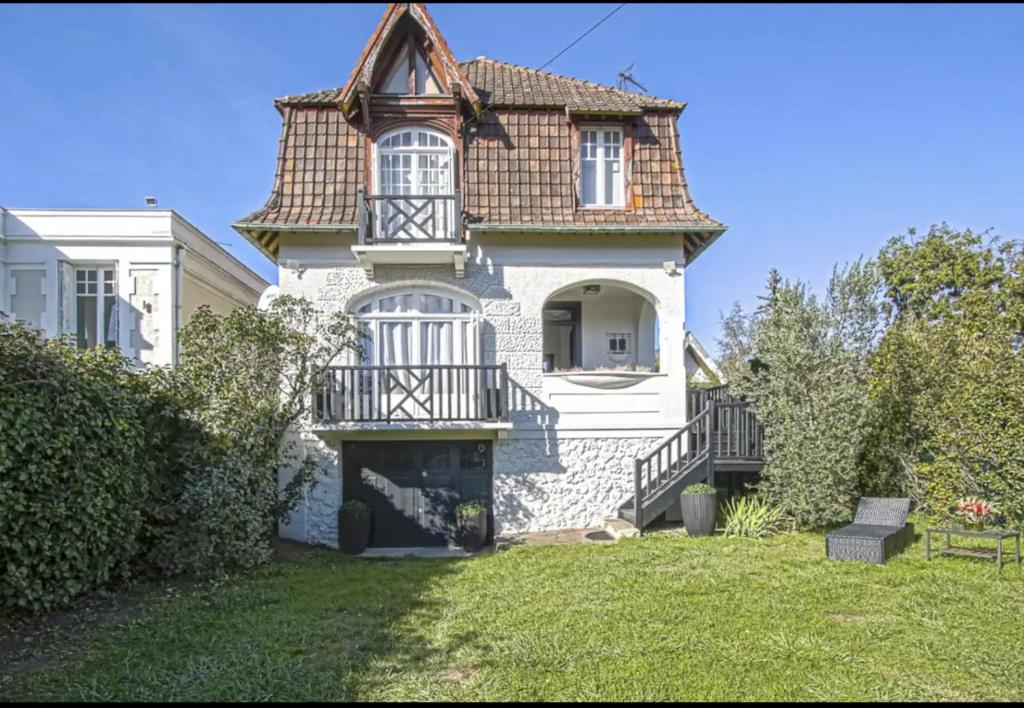 Zahrada ubytování Villa grand jardin Deauville Centre 800 m plage