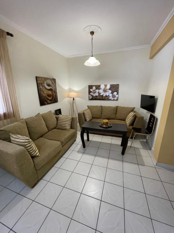 Posezení v ubytování AURA Apartment