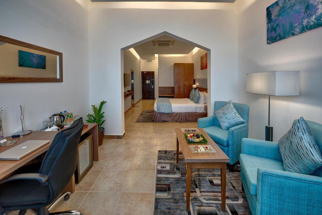 Posezení v ubytování Western Hotel - Ghayathi