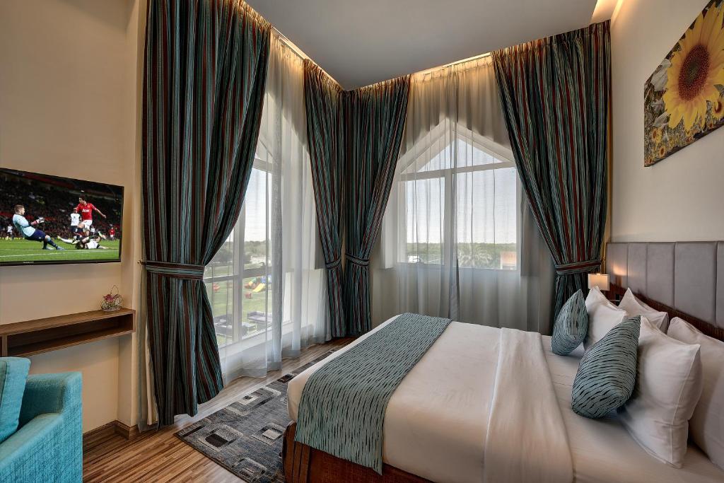 TV a/nebo společenská místnost v ubytování Western Hotel - Ghayathi