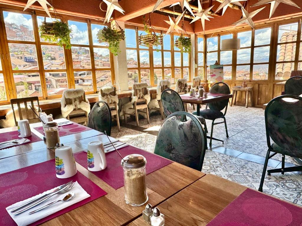 Restaurace v ubytování ARQUEOLOGO Exclusive Boutique Hotel Cusco - Centro Histórico