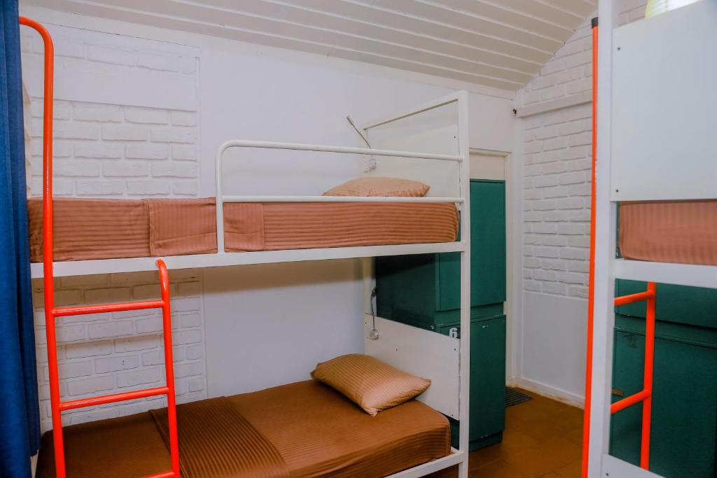 Palanda nebo palandy na pokoji v ubytování Hangover Hostels Mirissa