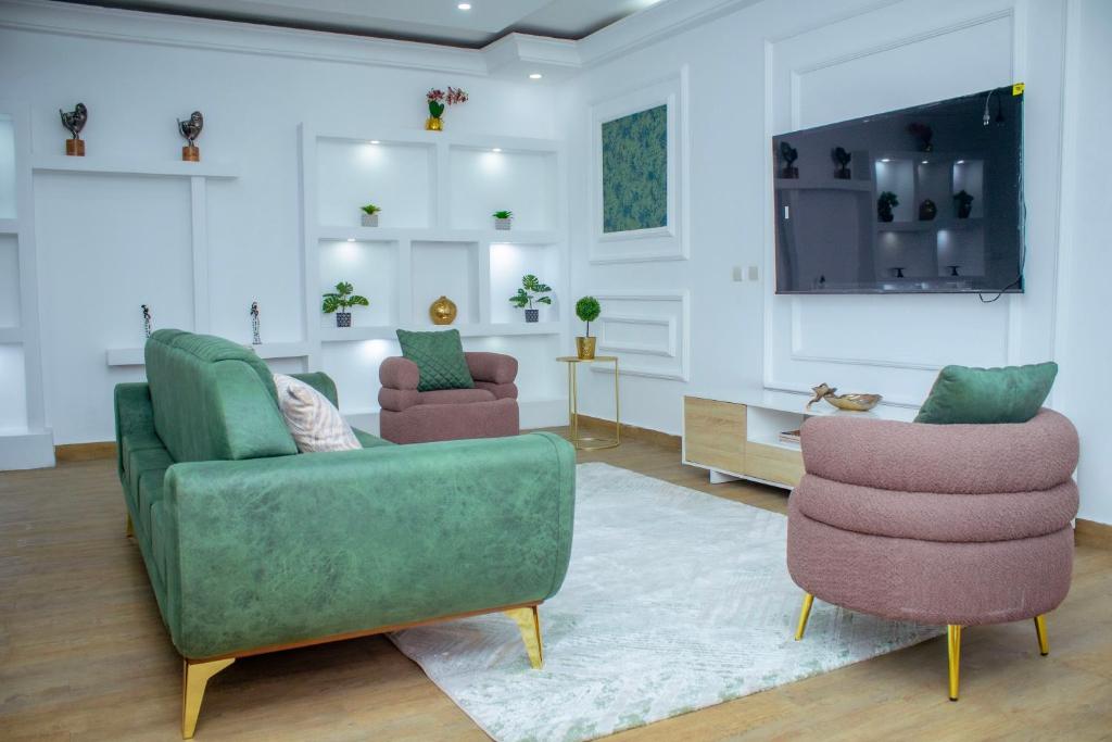 Χώρος καθιστικού στο La Haussmannienne Place