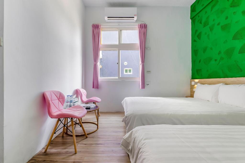 Postel nebo postele na pokoji v ubytování 5-1 Homestay