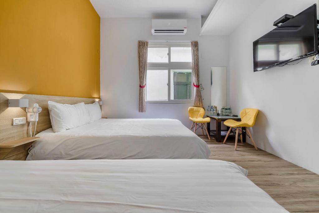 Postel nebo postele na pokoji v ubytování 5-1 Homestay