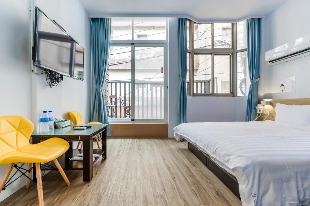 Postel nebo postele na pokoji v ubytování 5-1 Homestay