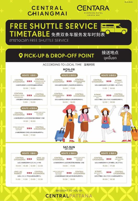 Centara Riverside Hotel Chiang Mai - Resim 43