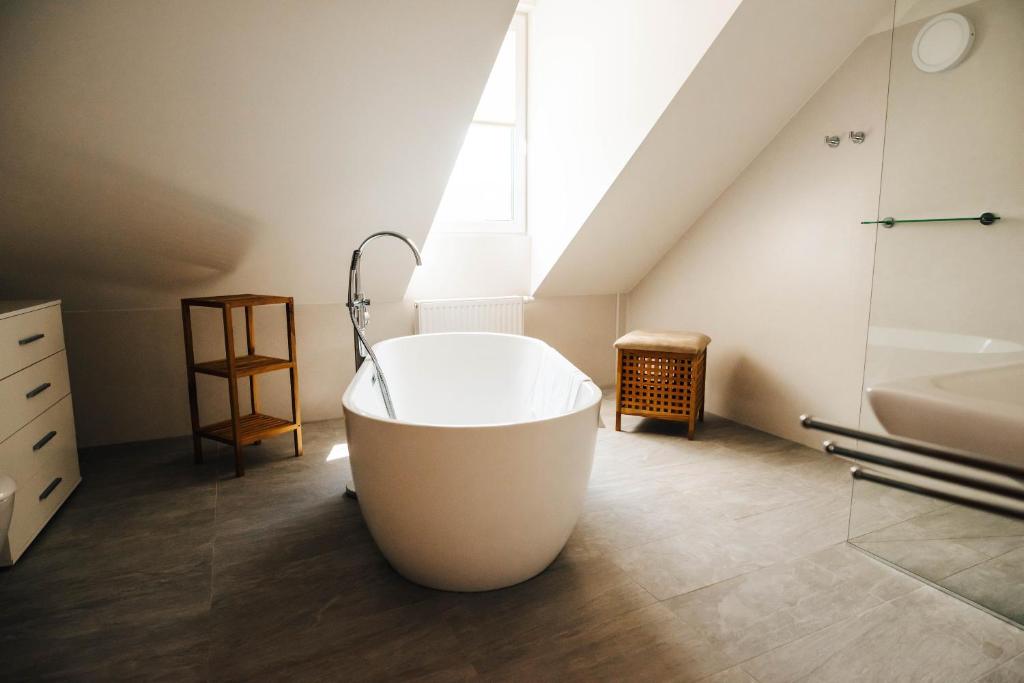 Koupelna v ubytování Hotel Forea
