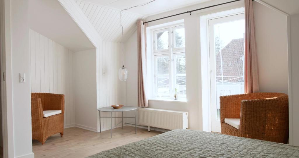 Posezení v ubytování Fjelstrup Kro