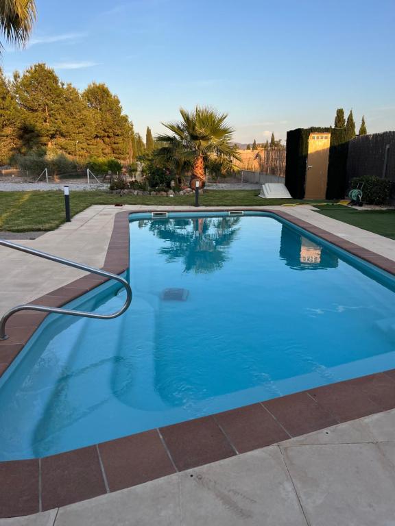 Bazén v ubytování Chalet La Calma en Lorca nebo v jeho okolí