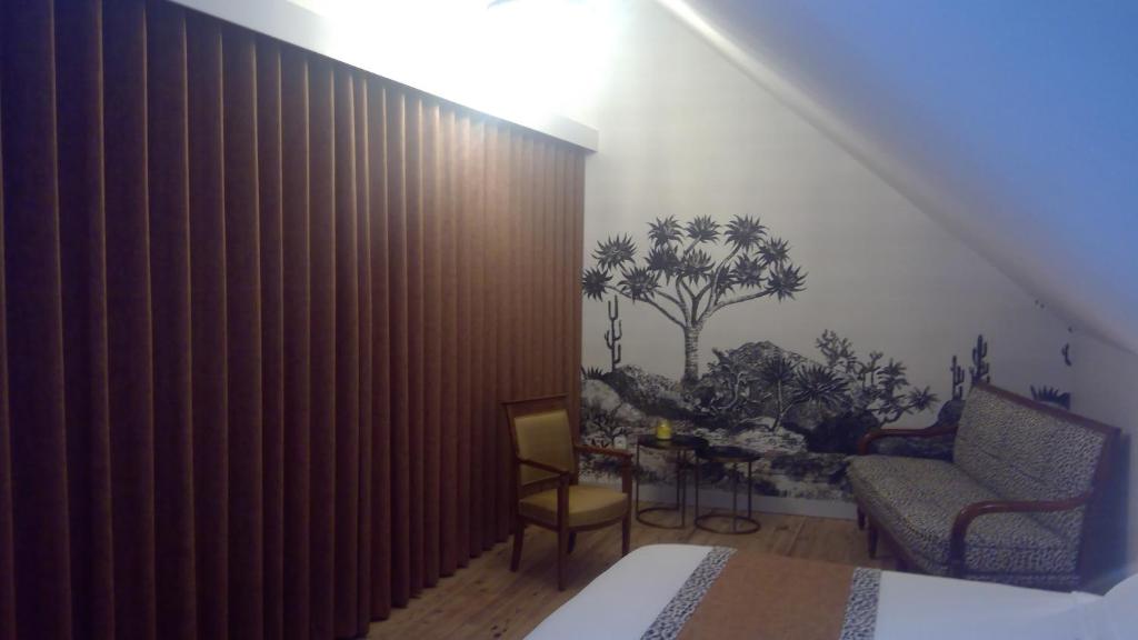Posezení v ubytování L'Atelier