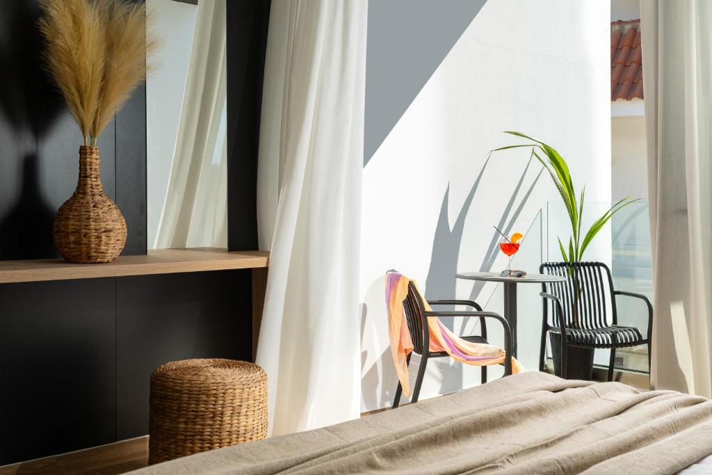 Coin salon dans l'établissement La Siesta Villas