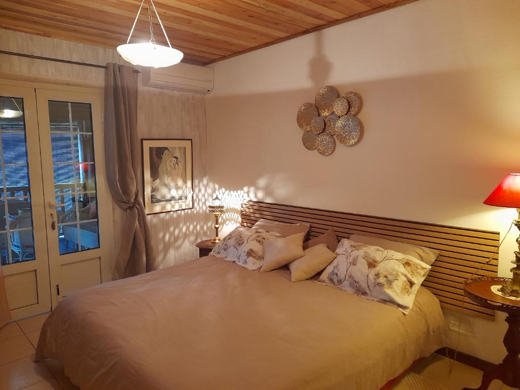 Postel nebo postele na pokoji v ubytování Le Val Rambaud