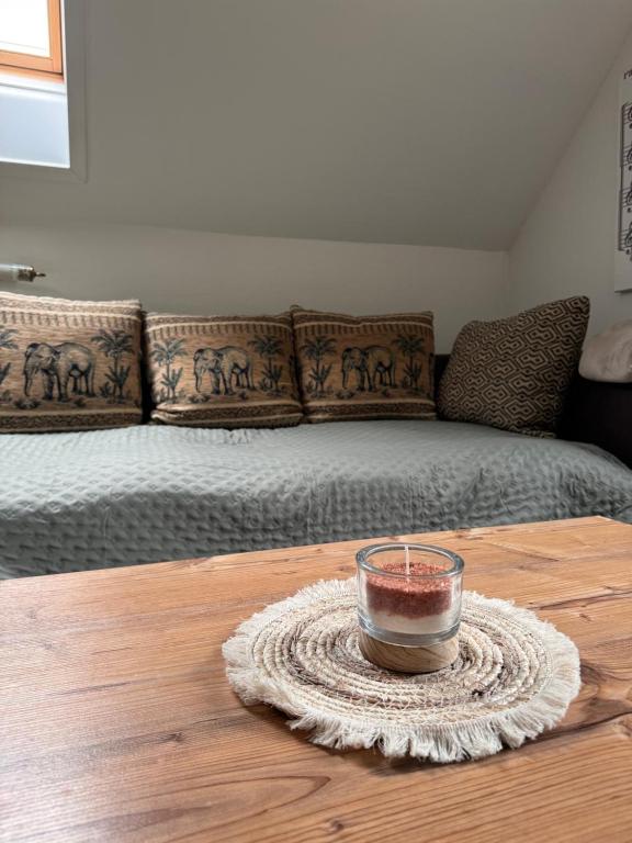 Istumisnurk majutusasutuses Ferienwohnung, nahe dem Faaker See