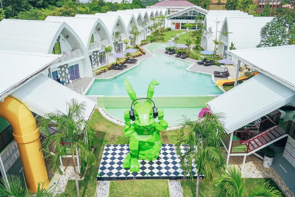 Zahrada ubytování Dash Box Hotel Cyberjaya