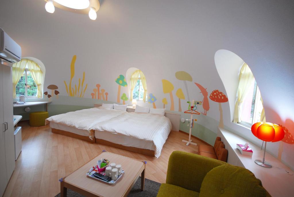 Aso Farm Land - Familiekamer Met Paddenstoelthema - Droomzone