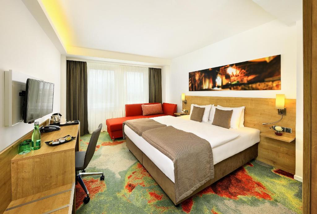 TV a/nebo společenská místnost v ubytování Hotel Duo