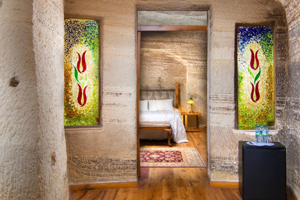 Koupelna v ubytování Terra Cave Hotel