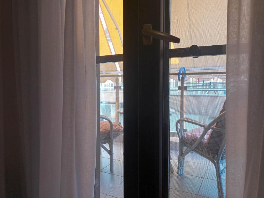 Balkón nebo terasa v ubytování Hotel Viky