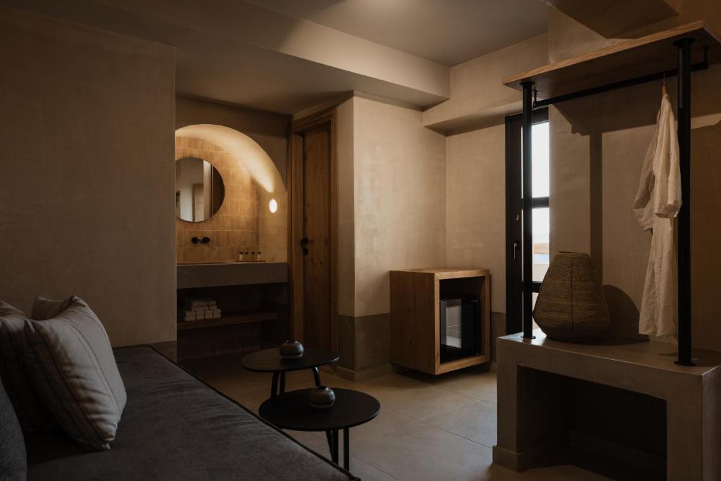 Posezení v ubytování Momi Slow Living Hotel