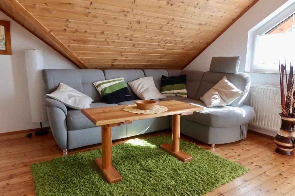 Posezení v ubytování Ferienwohnung Josy