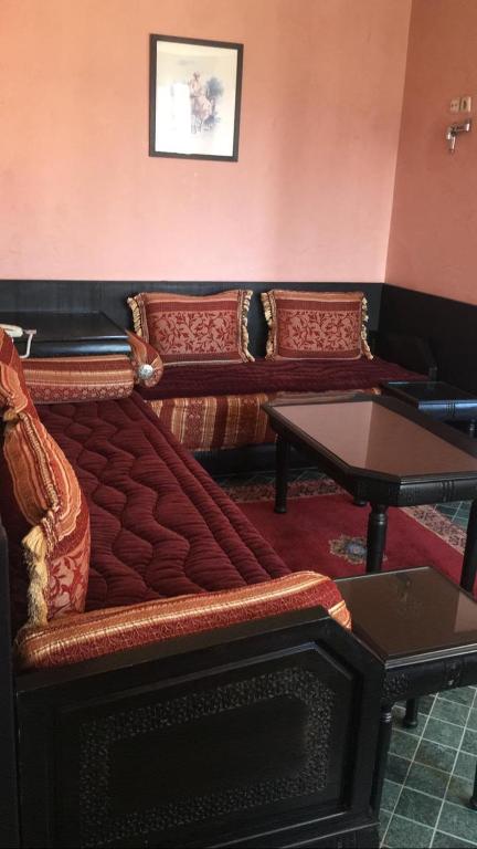 Posezení v ubytování Hôtel Texuda